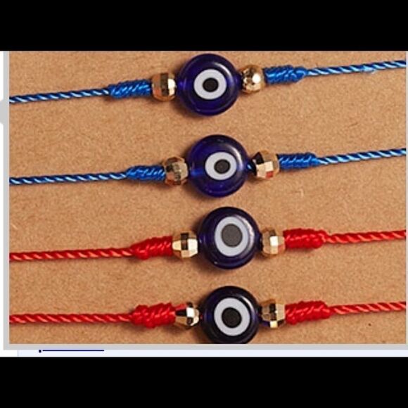 Bracelets Nazar 🧿 Blue Black Red with poly mailer - Picture 2 of 13
